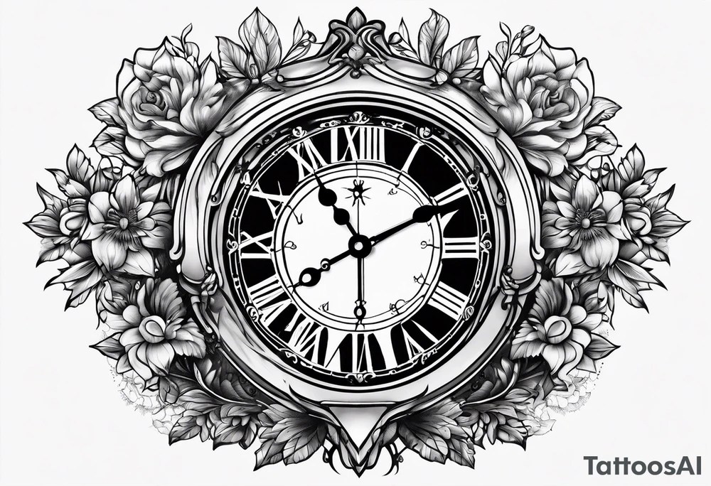 Clock tattoo idea