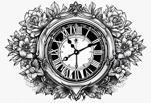 Clock tattoo idea