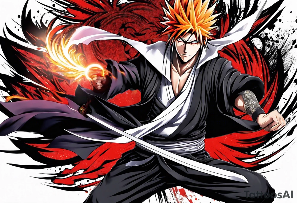 Kurosaki Ichigo bleach tattoo idea