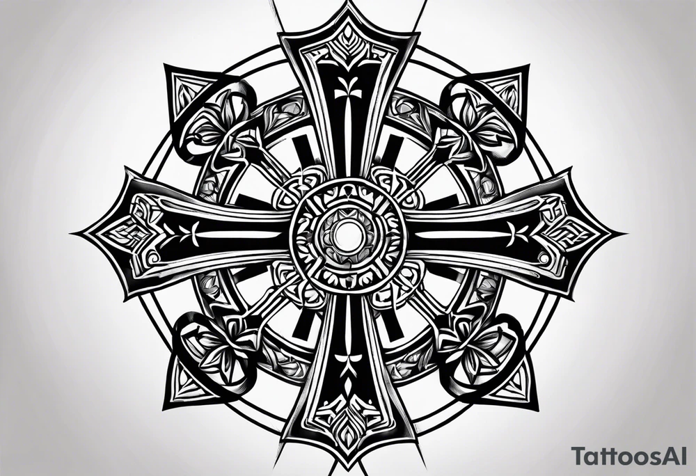 Coptic cross I am a Decon tattoo idea