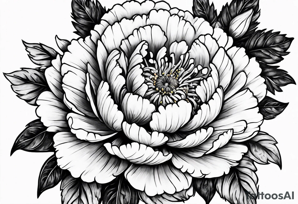 Marigold tattoo idea