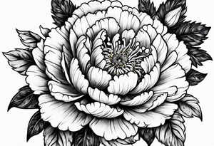 Marigold tattoo idea