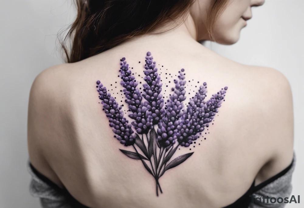 lavender tattoo idea