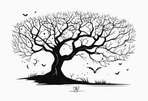 Spooky Tree tattoo idea