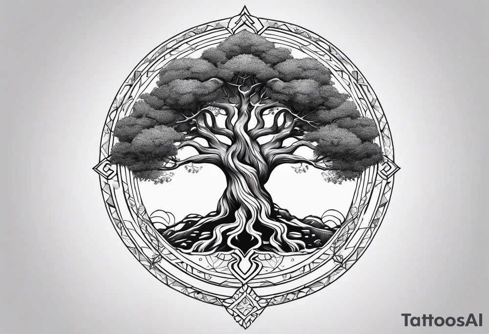 yggdrasil s orlem tattoo idea