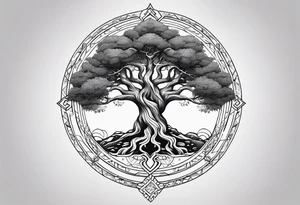 yggdrasil s orlem tattoo idea