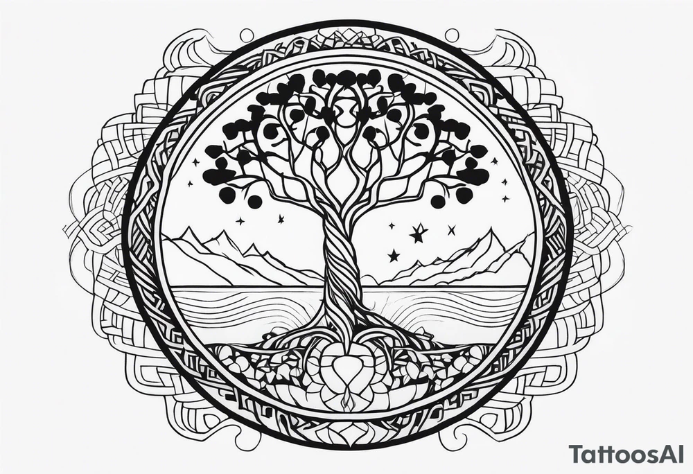Yggdrasil tattoo idea