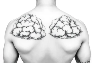 Storm clouds tattoo idea