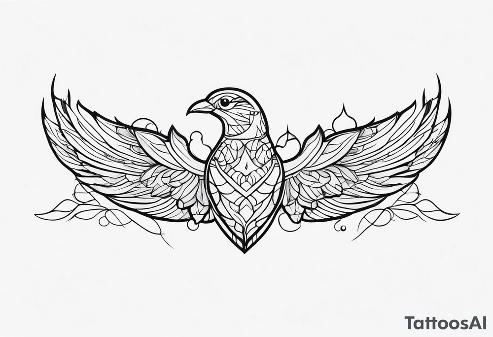 horizontal tattoo idea
