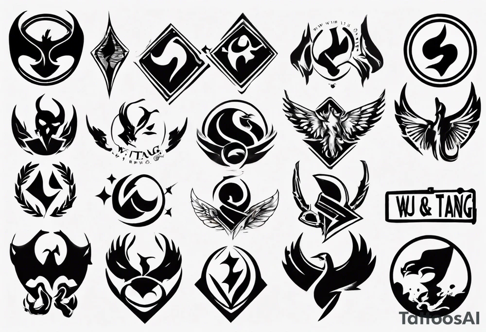 Wu Tang Logo tattoo idea
