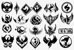 Wu Tang Logo tattoo idea