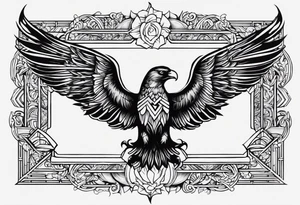 I need a cover up of an old tattoo of the word forever, the new tattoo should be a single left wing tattoo idea
