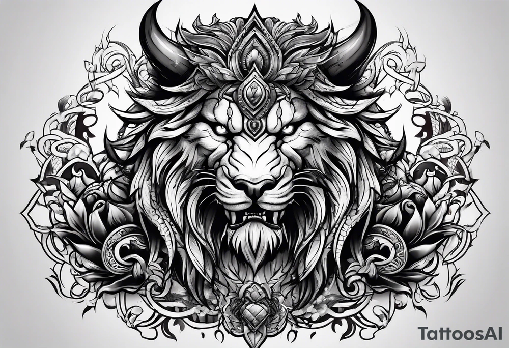 Monster within tattoo idea