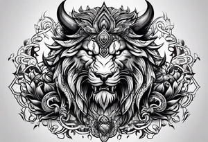 Monster within tattoo idea