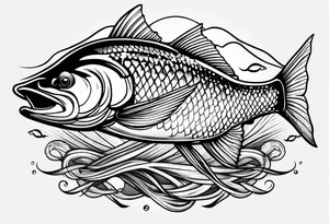 Fishing with #2 mom and dad tattoo idea