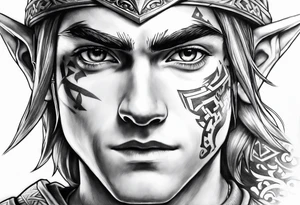 Link from legend of Zelda tattoo idea