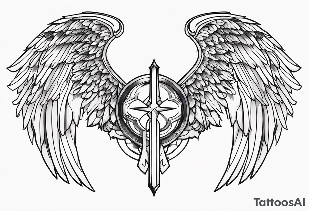 Valkyrie wings tattoo idea