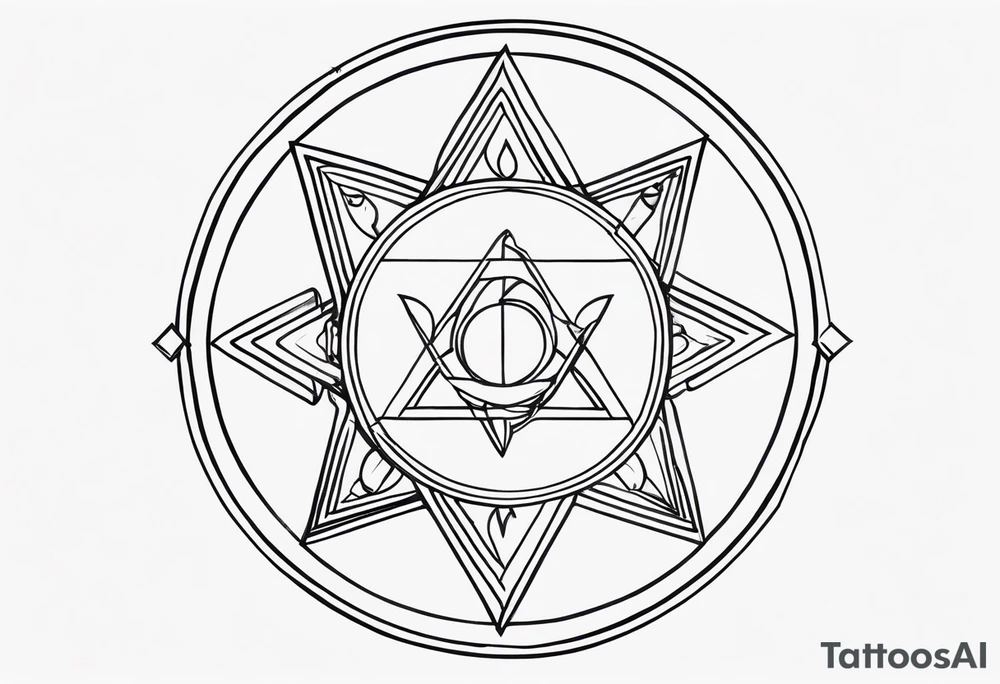 sagittirus symbols tattoo idea
