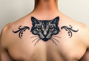 Black Cat tattoo idea