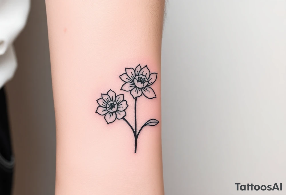 Floral urology inspired tattoo tattoo idea