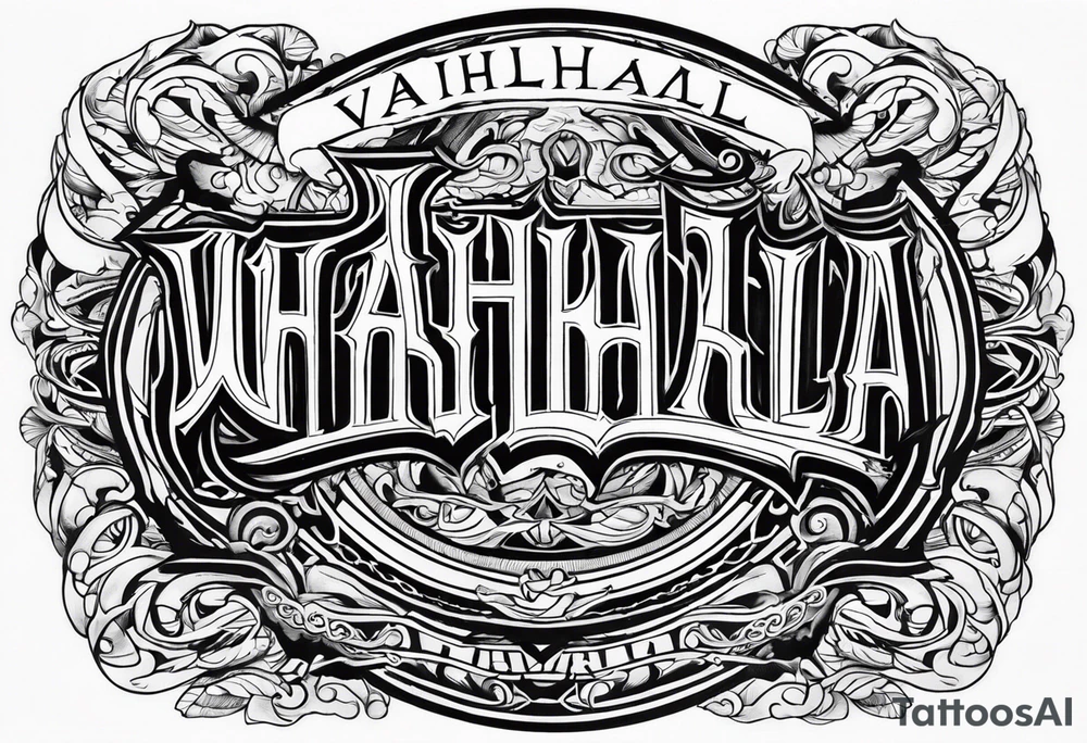 Valhalla cour warrior tattoo idea