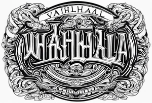 Valhalla cour warrior tattoo idea