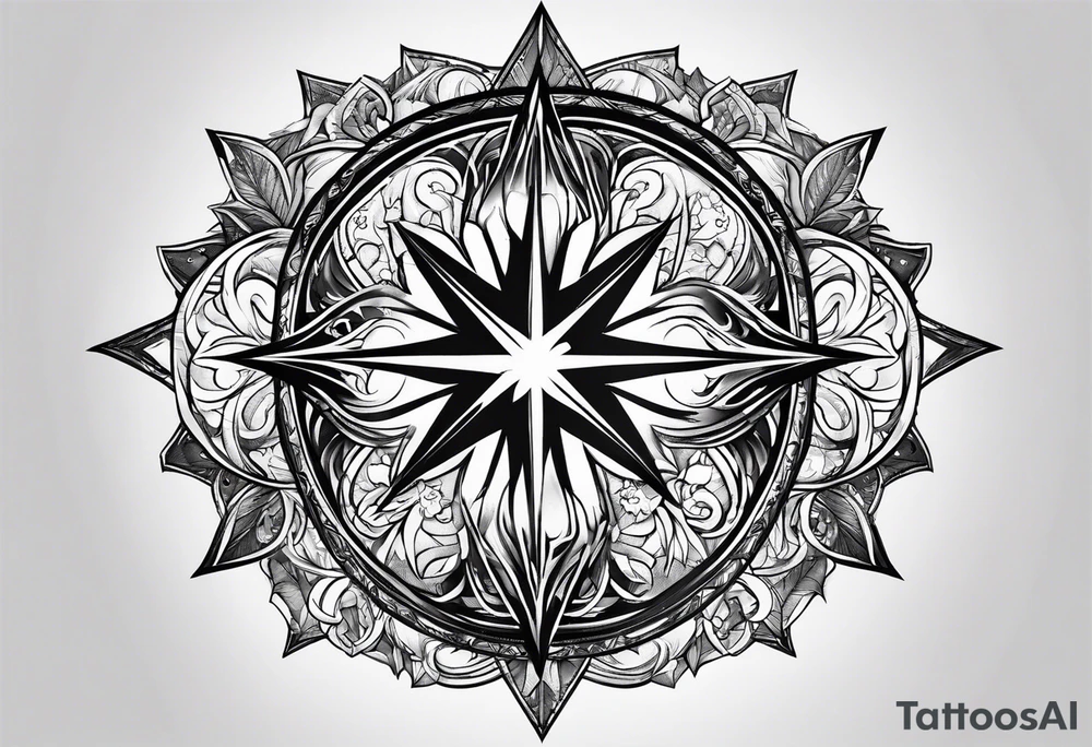 Stars cover up tattoo idea