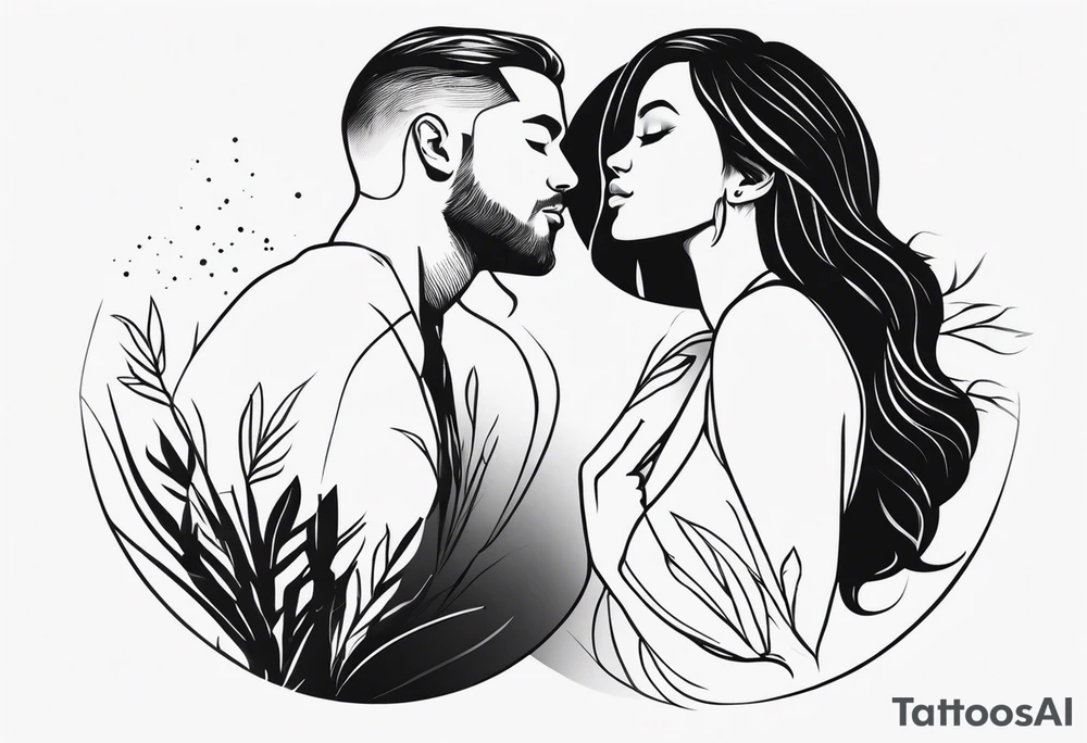 pair couple tattoo tattoo idea