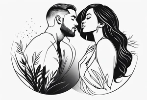 pair couple tattoo tattoo idea