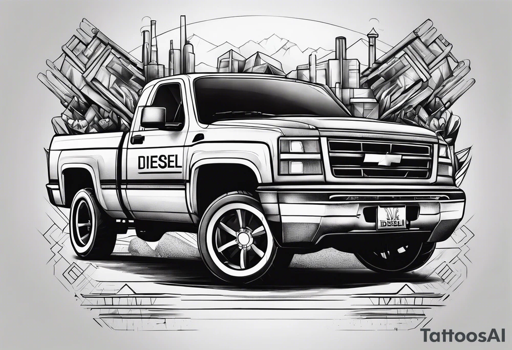 Diesel Mechanic tattoo idea