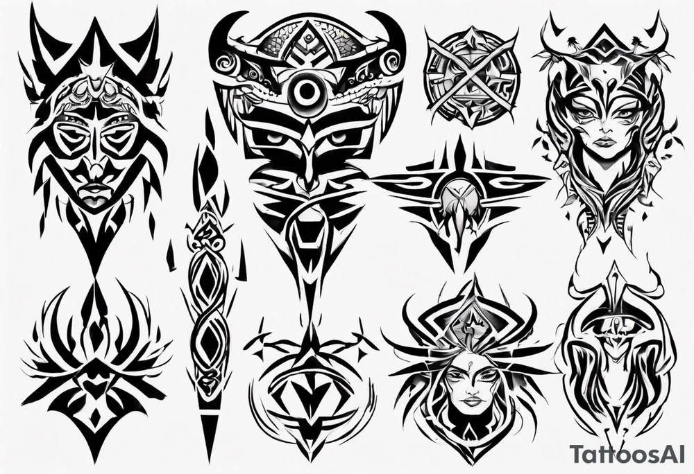 tribal tattoo idea