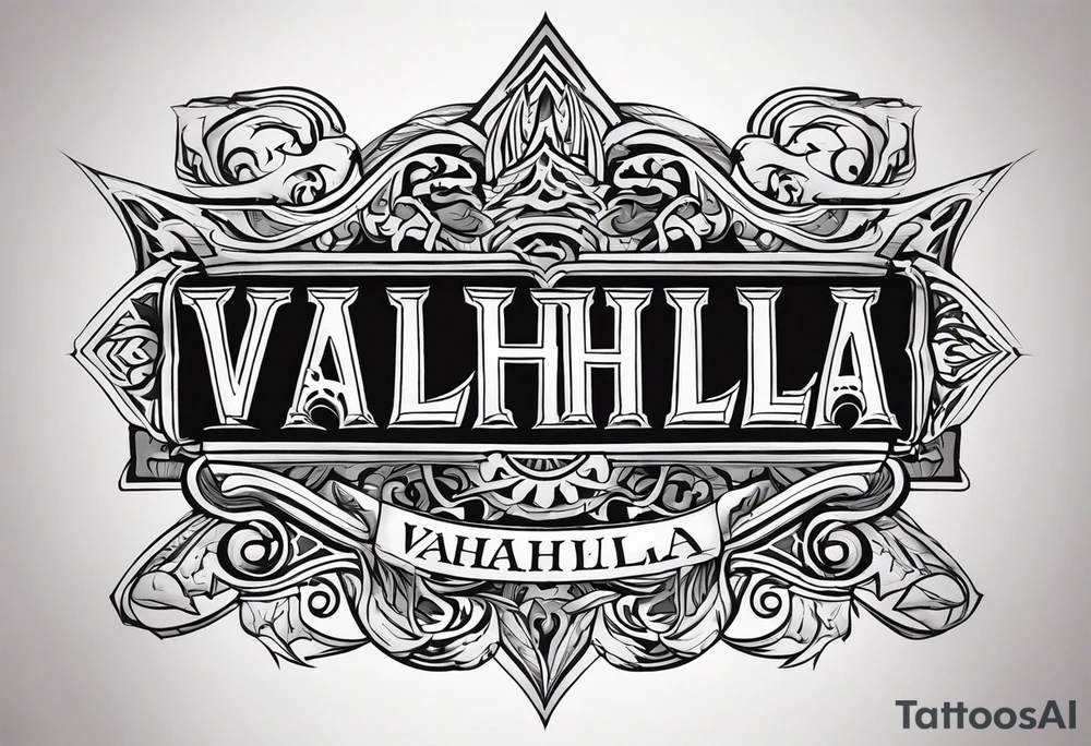 Valhalla tattoo idea