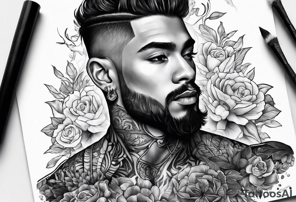 Mixed race for men tattoo idea