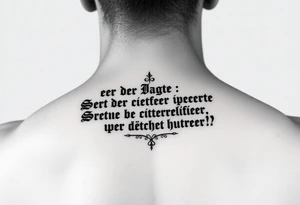 german sayings tattoo idea