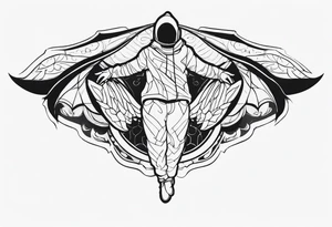 wing suit tattoo idea