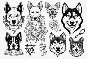 a doggo tattoo idea