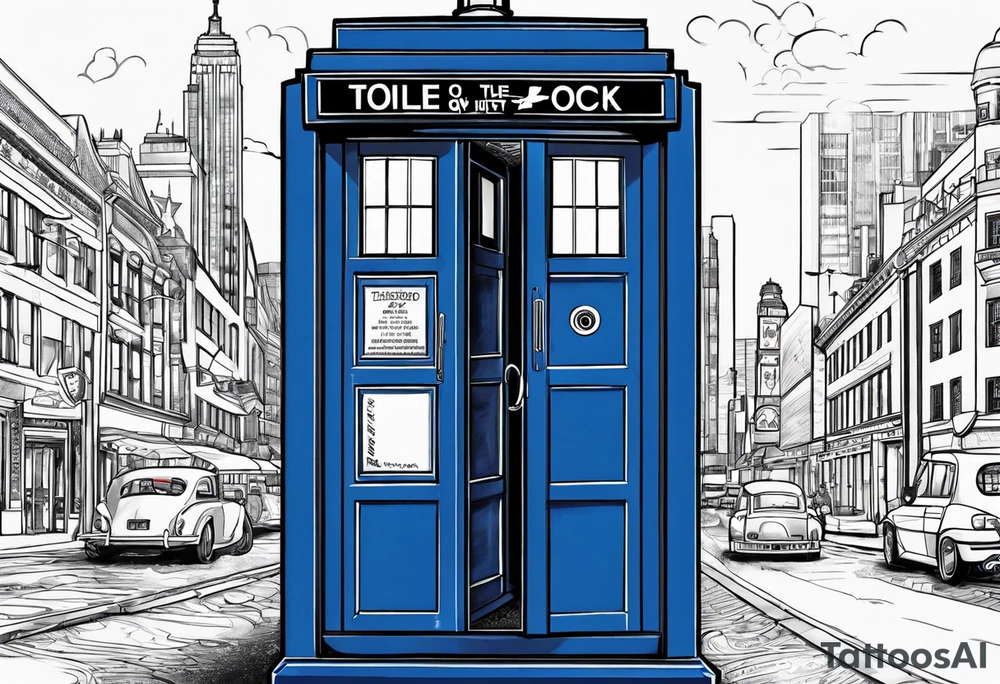 Tardis tattoo idea