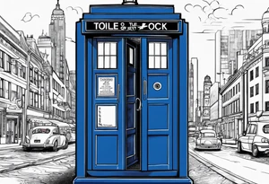 Tardis tattoo idea