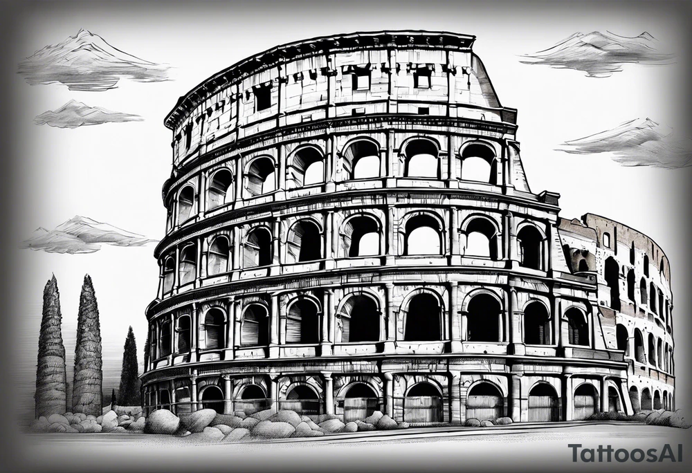 colosseum tattoo idea