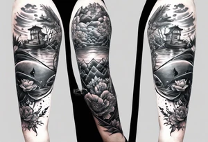 Leg tattoo
Tresure chest

Underwater tattoo idea