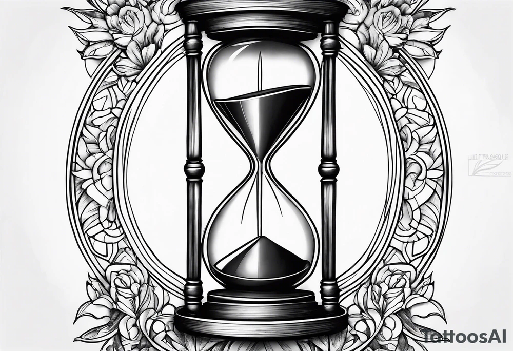 Hourglass tattoo idea