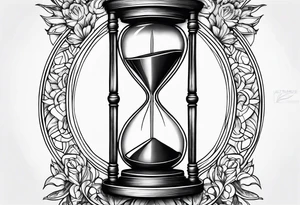 Hourglass tattoo idea