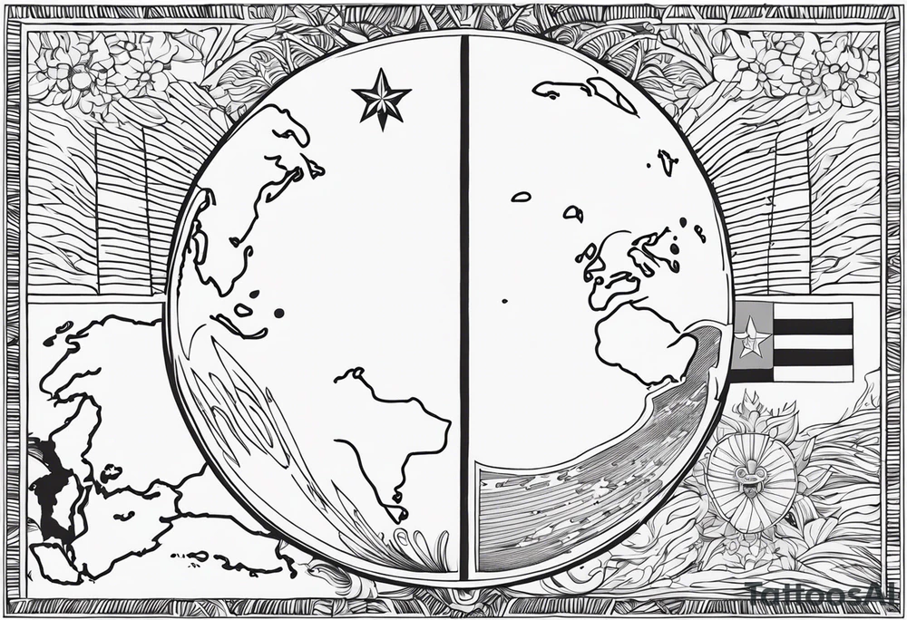 Original, España, Ecuador y Venezuela tattoo idea