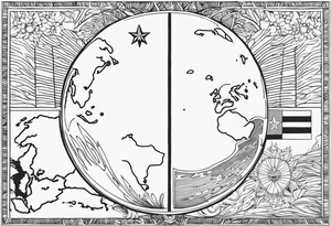 Original, España, Ecuador y Venezuela tattoo idea