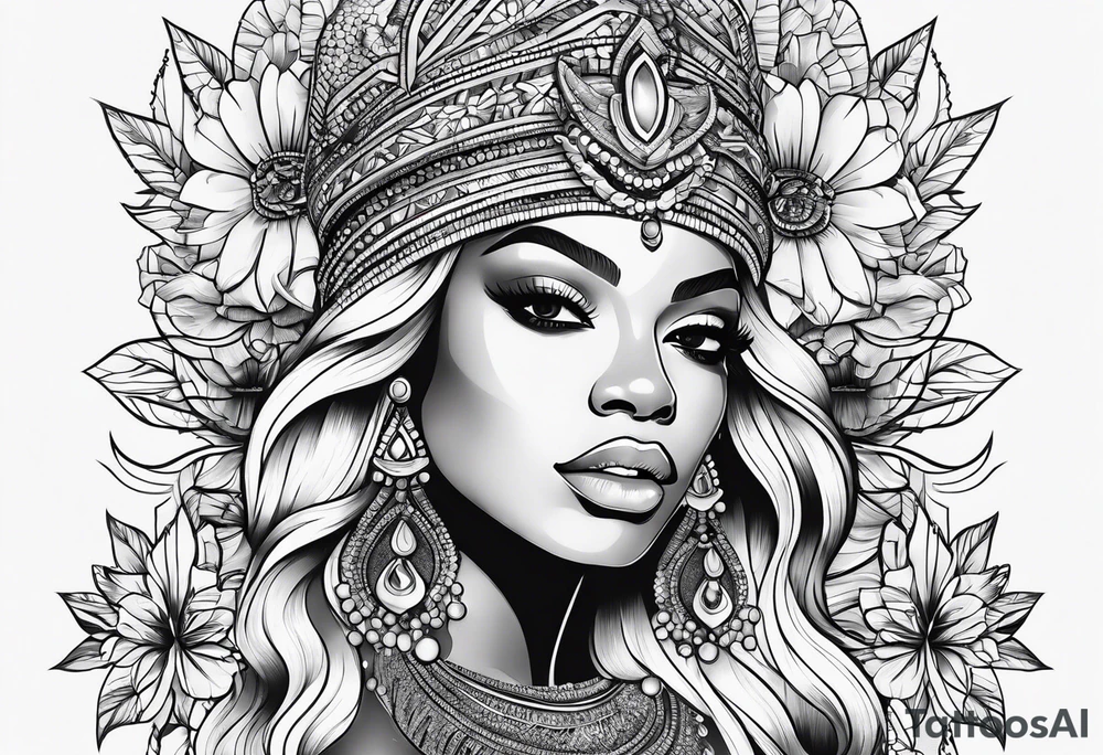 beyonce inspired tattoo idea