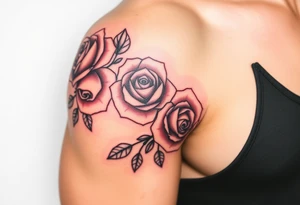 Quotes , paintbrush, roses tattoo idea
