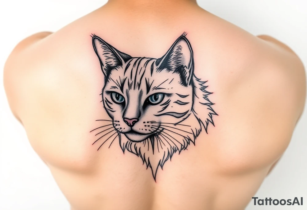 Cat tattoo idea