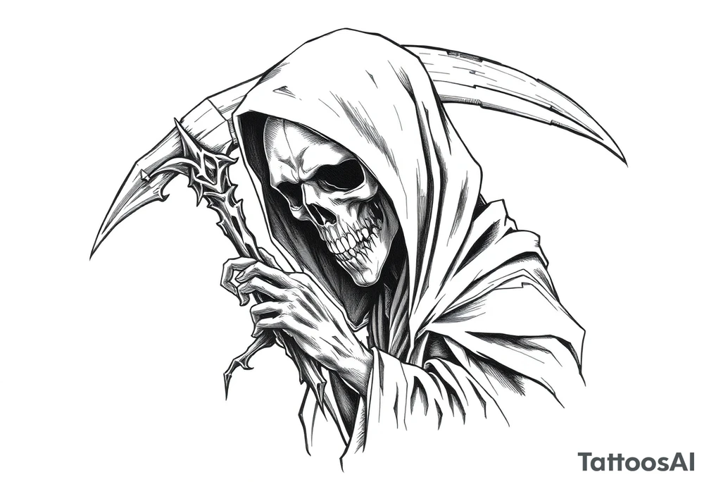 Grim reaper tattoo idea