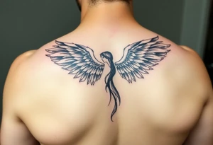 Archangel ariel tattoo stencil tattoo idea