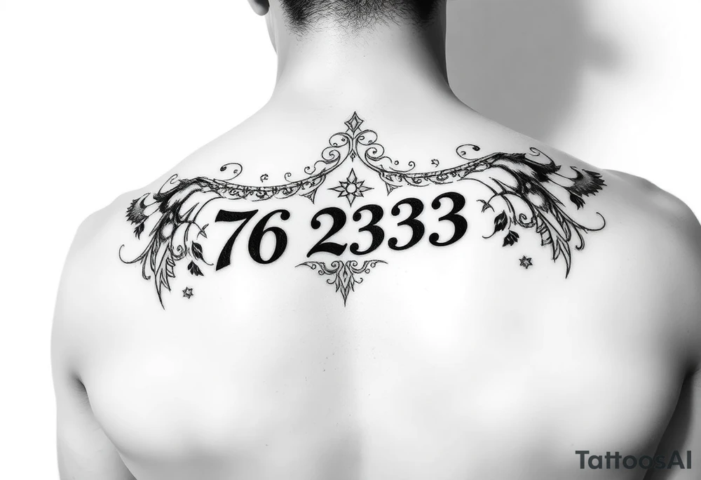 Writing 76 2323 tattoo idea